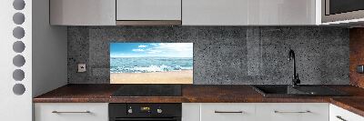 Kitchen splashback Beach