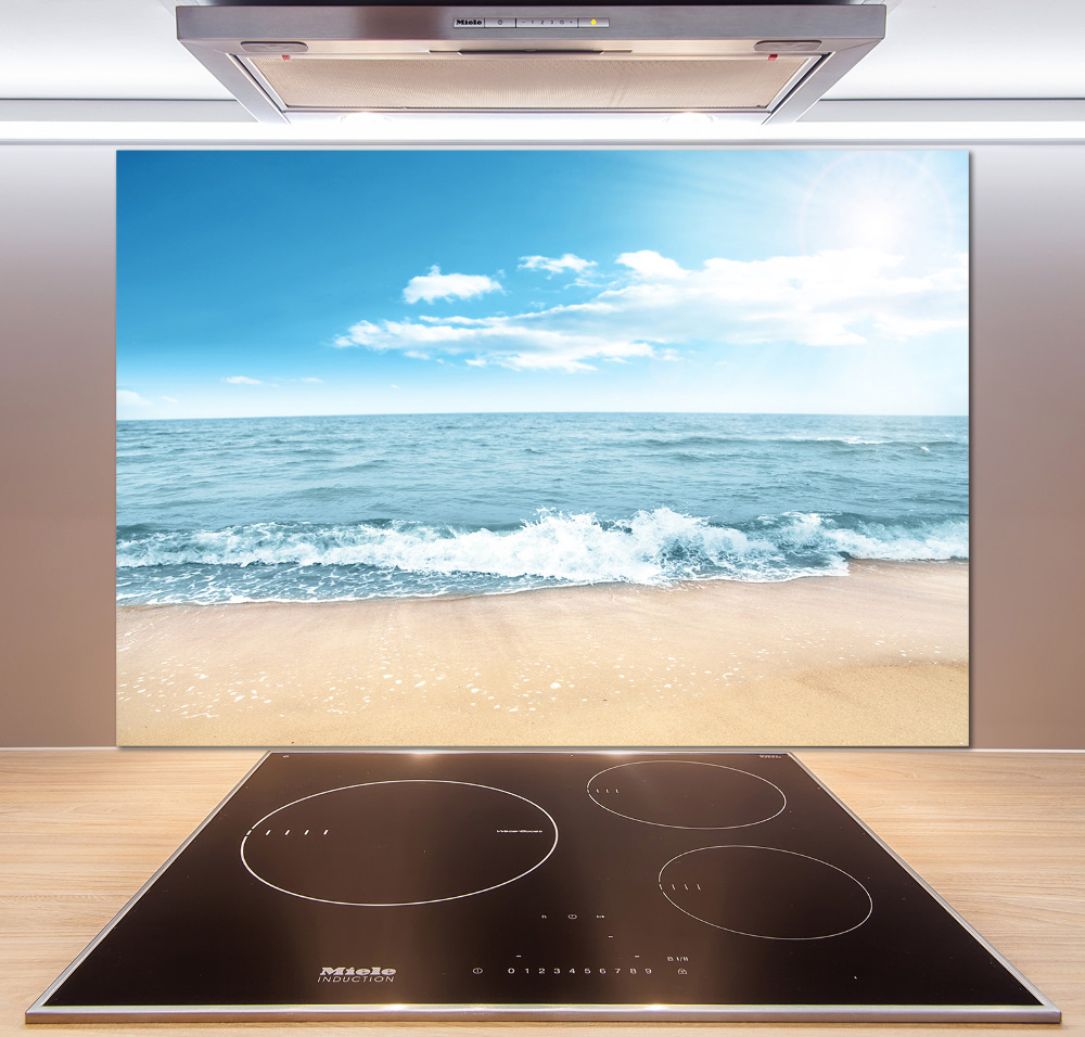 Kitchen splashback Beach