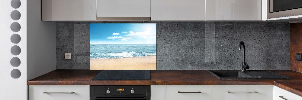 Kitchen splashback Beach