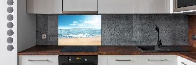 Kitchen splashback Beach