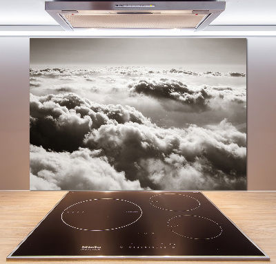 Hob splashback Bird's flight clouds