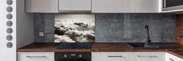 Hob splashback Bird's flight clouds