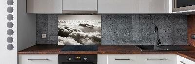 Hob splashback Bird's flight clouds