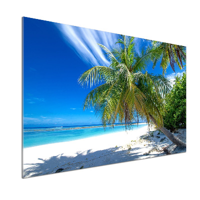 Kitchen wall panels Tropical beach