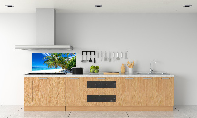 Kitchen wall panels Tropical beach