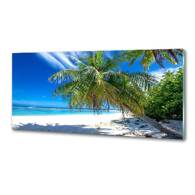 Kitchen wall panels Tropical beach