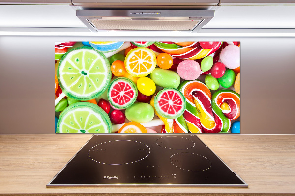 Cooker splashback Colorful candies