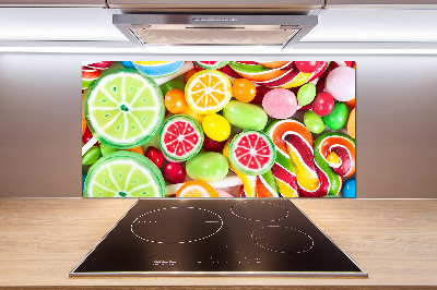 Cooker splashback Colorful candies