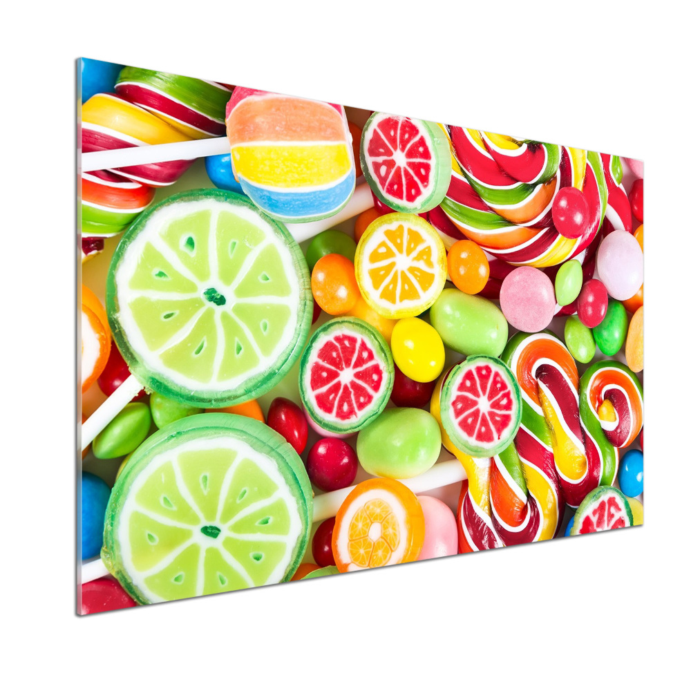 Cooker splashback Colorful candies