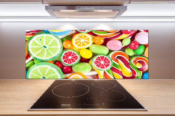 Cooker splashback Colorful candies