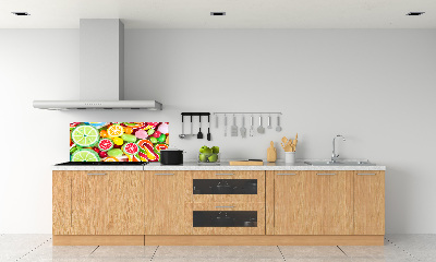 Cooker splashback Colorful candies