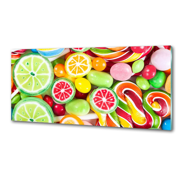 Cooker splashback Colorful candies