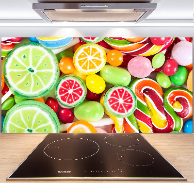 Cooker splashback Colorful candies