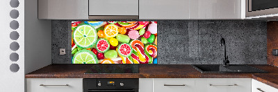 Cooker splashback Colorful candies