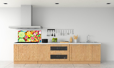 Cooker splashback Colorful candies