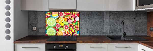 Cooker splashback Colorful candies