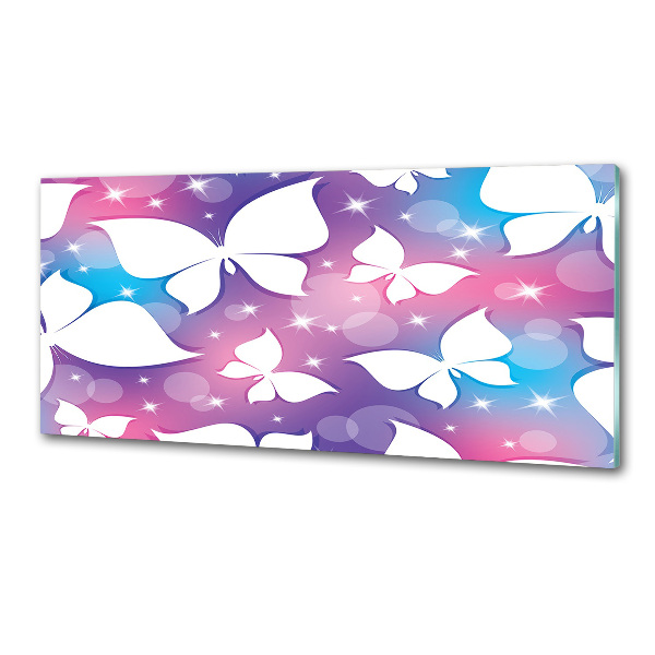 Glass splashback Butterflies