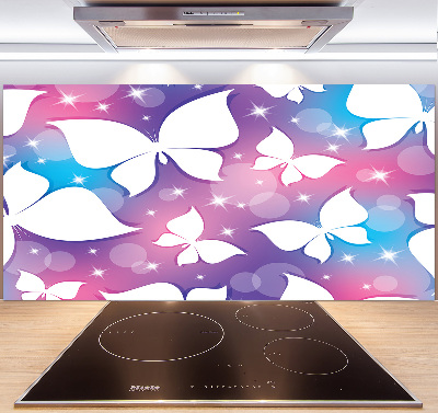 Glass splashback Butterflies