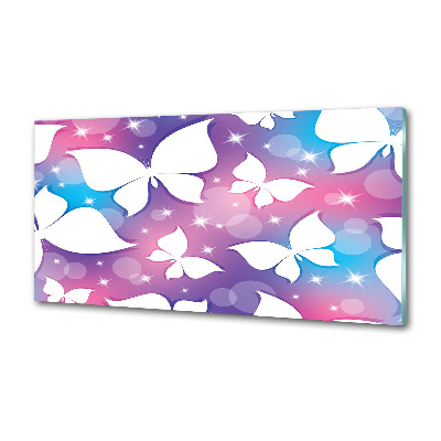 Glass splashback Butterflies