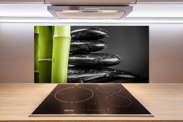 Cooker splashback Bamboo