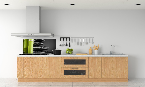 Cooker splashback Bamboo