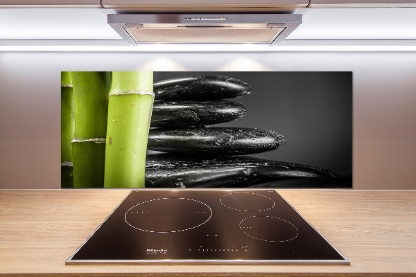 Cooker splashback Bamboo