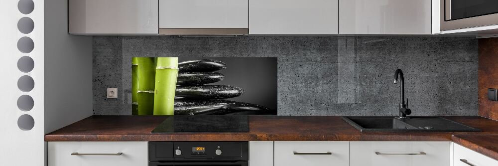 Cooker splashback Bamboo