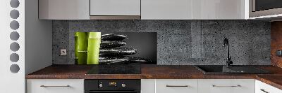 Cooker splashback Bamboo