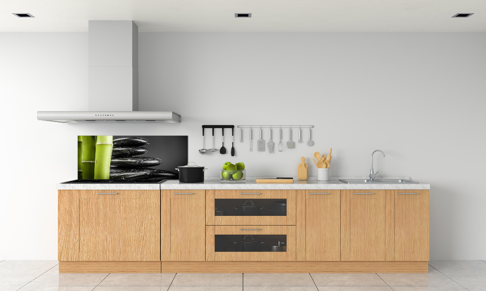 Cooker splashback Bamboo