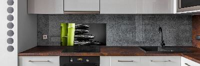 Cooker splashback Bamboo