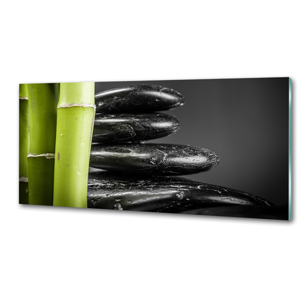 Cooker splashback Bamboo