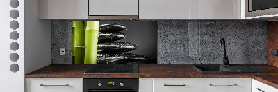 Cooker splashback Bamboo