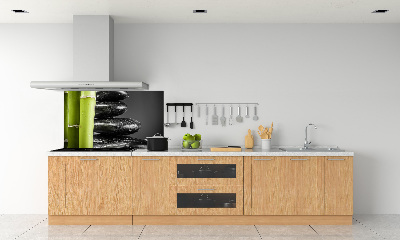 Cooker splashback Bamboo