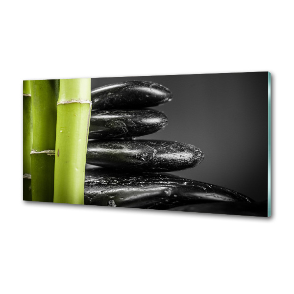 Cooker splashback Bamboo