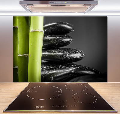 Cooker splashback Bamboo