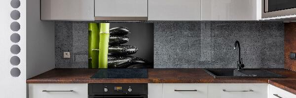 Cooker splashback Bamboo