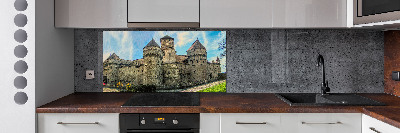 Kitchen splashback Castle in Switzerland