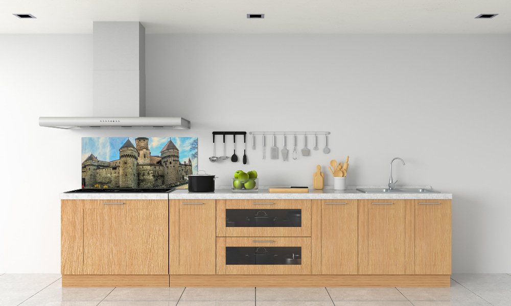 Kitchen splashback Castle in Switzerland