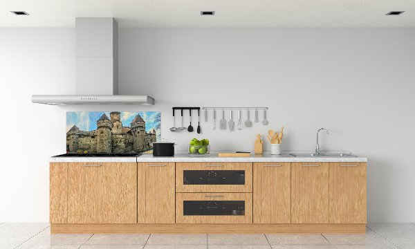 Kitchen splashback Castle in Switzerland