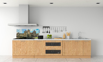 Kitchen splashback Castle in Switzerland