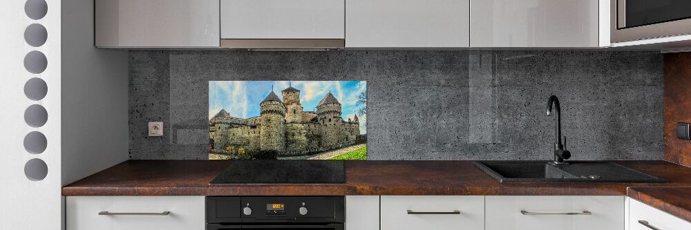 Kitchen splashback Castle in Switzerland