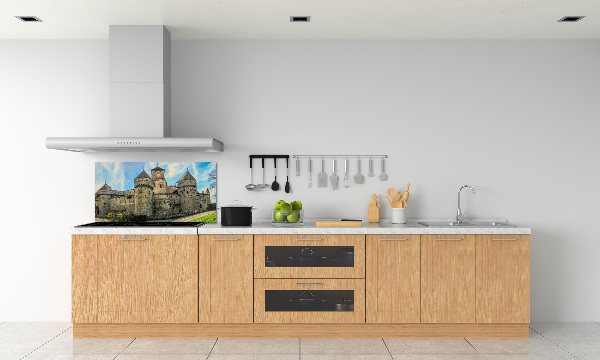 Kitchen splashback Castle in Switzerland