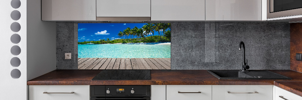 Cooker splashback Tropical beach