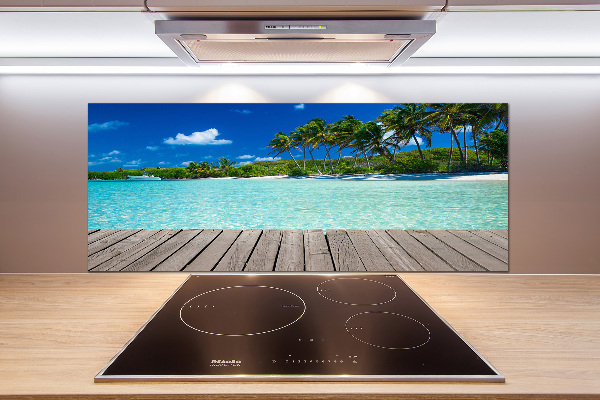 Cooker splashback Tropical beach