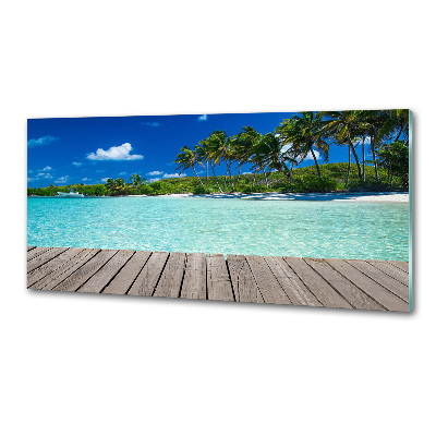 Cooker splashback Tropical beach