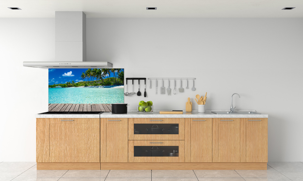 Cooker splashback Tropical beach