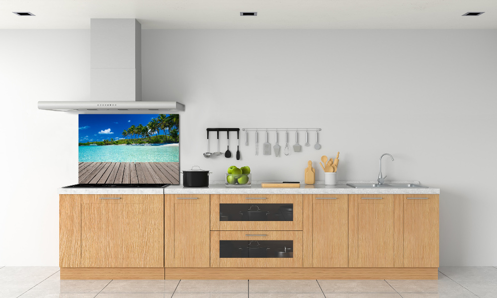 Cooker splashback Tropical beach