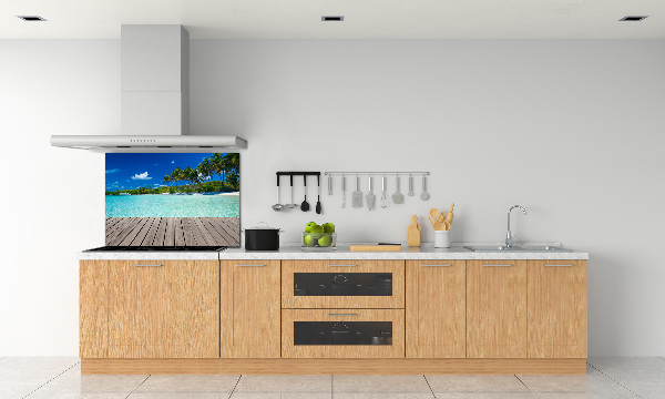 Cooker splashback Tropical beach