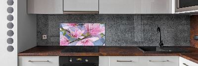 Cooker splashback Pink magnolia