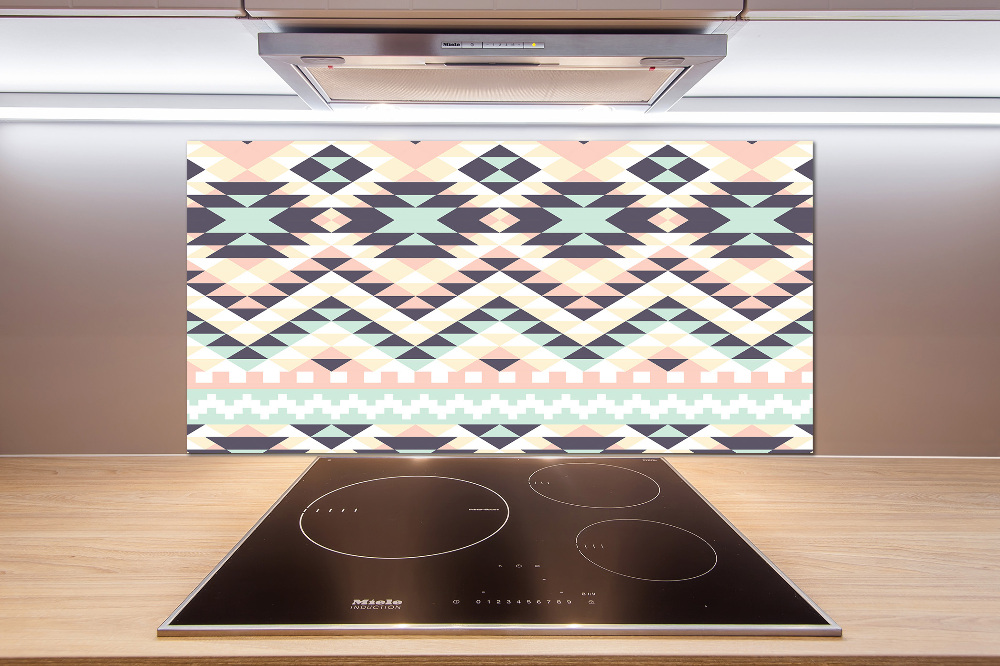 Glass splashback Ethnic background